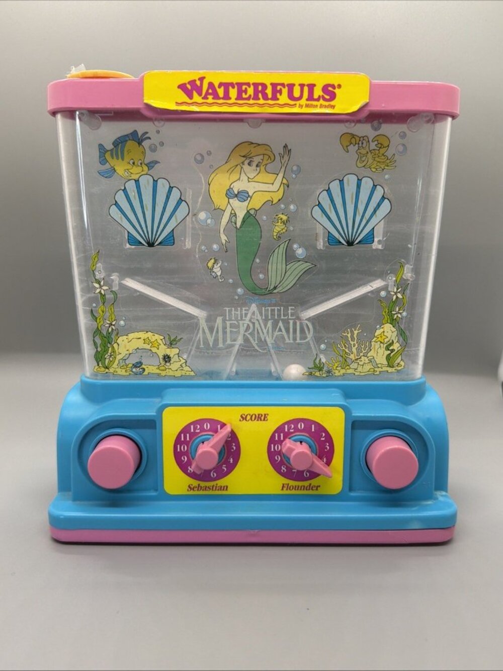 VTG 90s Tomy Little Mermaid Waterful By Milton Bradley Toy. Disney